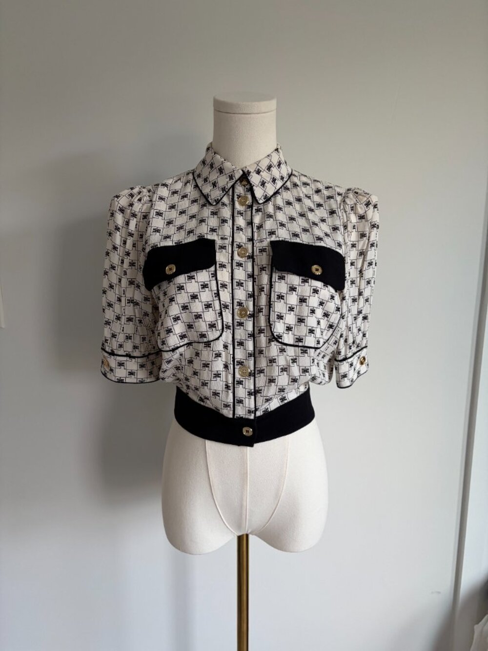 Elisabetta Franchi - Shirt with Short Sleeves
